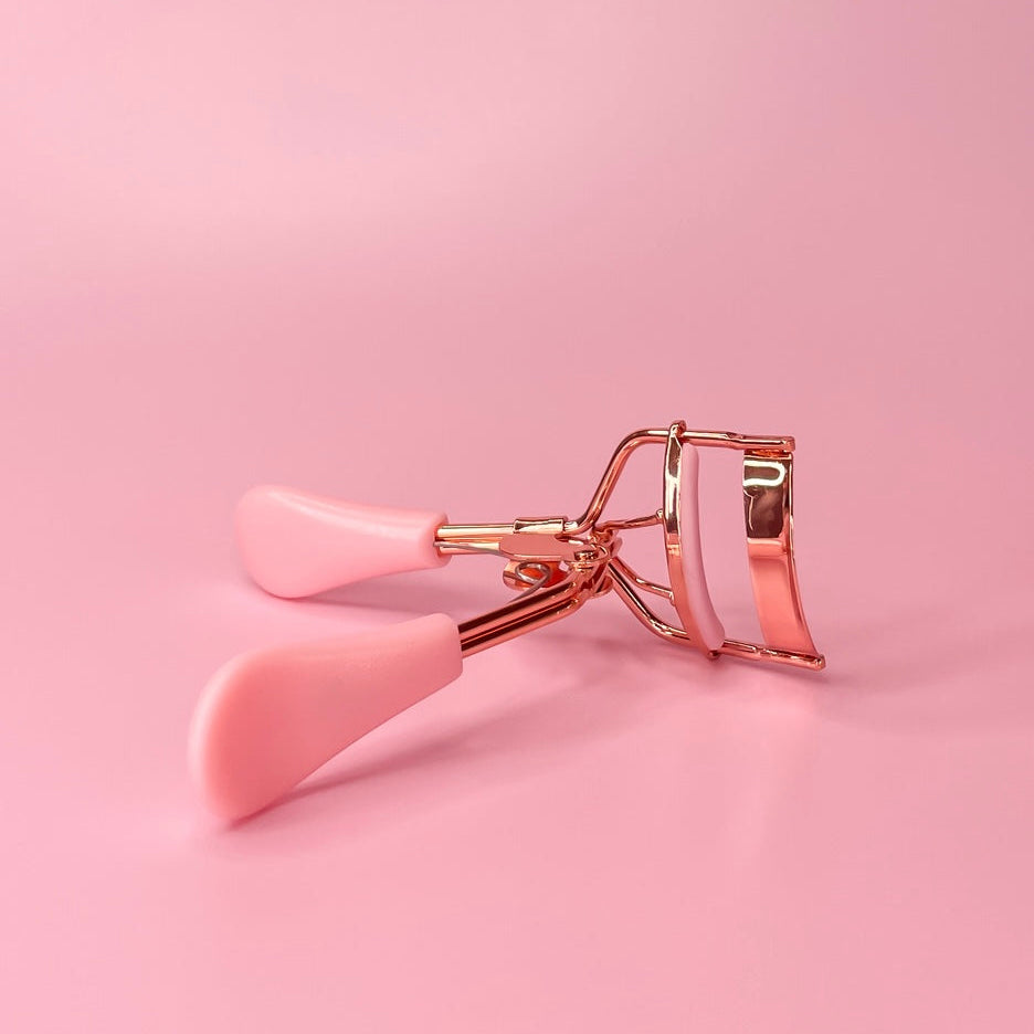 Pink and Rose Gold Lash Curler